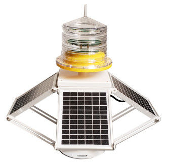 L-864 Red Flashing 2000cd 14AH Solar Aviation Light 20W