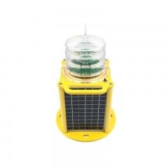 Red 15km Medium Intensity Solar Aviation Obstruction Light